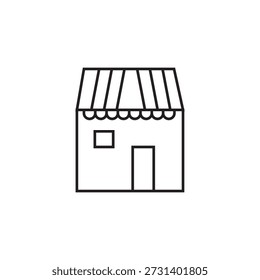 Icono de la tienda Ilustración Elemento Diseño