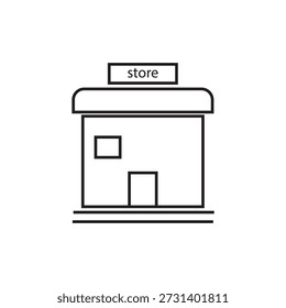 Icono de la tienda Ilustración Elemento Diseño