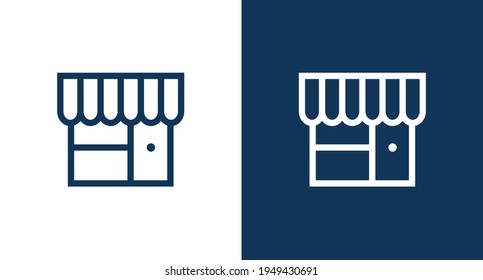 Store icon illustration isolated vector sign symbol