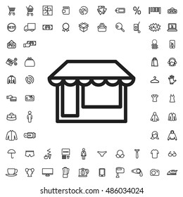 Store icon illustration isolated vector sign symbol
