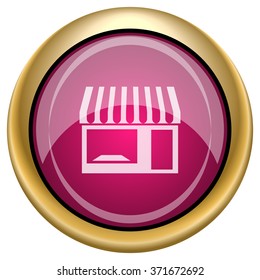Store icon. Internet button on white background. EPS10 vector.