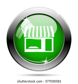 Store icon. Internet button on white background. EPS10 vector. 