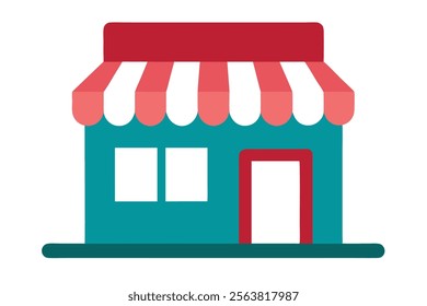 Store Icon Isolated on White Background - High-Quality Vector Graphics.perfect for web, app, and graphic design projects.