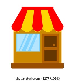 Store Icon - Store Isolated, Shopping Illustration- Vector Shop