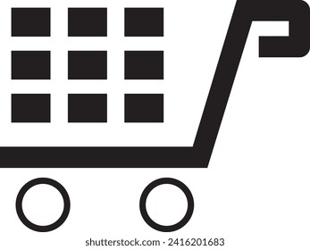 Elemento vector de contorno de línea de icono de almacenamiento
