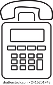 Store icon line outline vector element