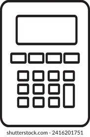 Store icon line outline vector element