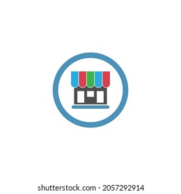 Vector de la plantilla de diseño del logotipo del icono de almacenamiento