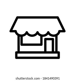 Store icon or logo isolated sign symbol vector illustration - high quality black style vector icons
