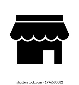 icono de almacenamiento o logotipo símbolo de señalización aislado ilustración vectorial - iconos vectoriales de estilo negro de alta calidad
