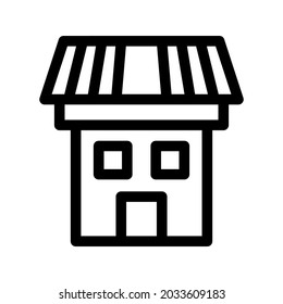 icono de almacenamiento o logotipo símbolo de señalización aislado ilustración vectorial - iconos vectoriales de estilo negro de alta calidad
