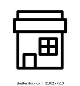 store icon or logo isolated sign symbol vector illustration - high quality black style vector icons
