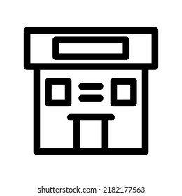 icono de almacenamiento o logotipo símbolo de señalización aislado ilustración vectorial - iconos vectoriales de estilo negro de alta calidad
