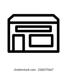 store icon or logo isolated sign symbol vector illustration - high quality black style vector icons
