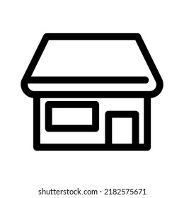 store icon or logo isolated sign symbol vector illustration - high quality black style vector icons
