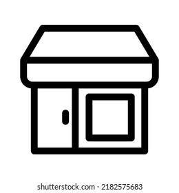 store icon or logo isolated sign symbol vector illustration - high quality black style vector icons
