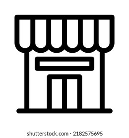 store icon or logo isolated sign symbol vector illustration - high quality black style vector icons
