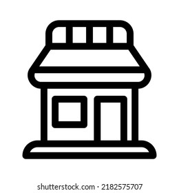 store icon or logo isolated sign symbol vector illustration - high quality black style vector icons

