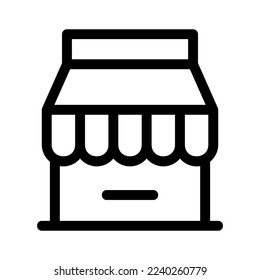 store icon or logo isolated sign symbol vector illustration - high quality black style vector icons
