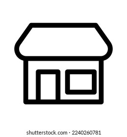 store icon or logo isolated sign symbol vector illustration - high quality black style vector icons
