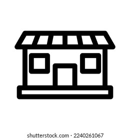 store icon or logo isolated sign symbol vector illustration - high quality black style vector icons
