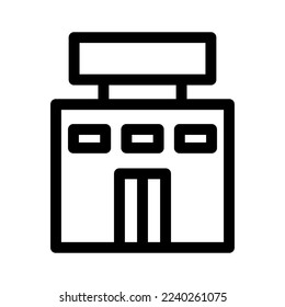 store icon or logo isolated sign symbol vector illustration - high quality black style vector icons
