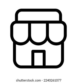 store icon or logo isolated sign symbol vector illustration - high quality black style vector icons

