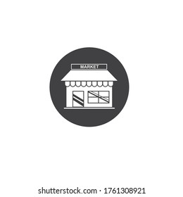 store icon logo vector illustration design