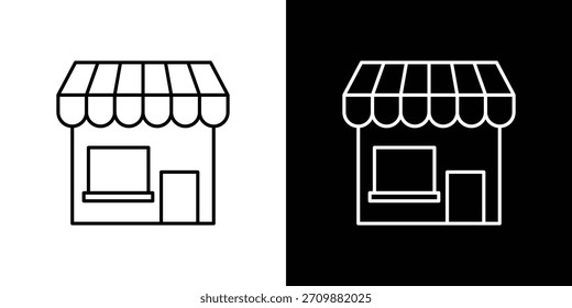 Store icon logotype designs. modern icon design set