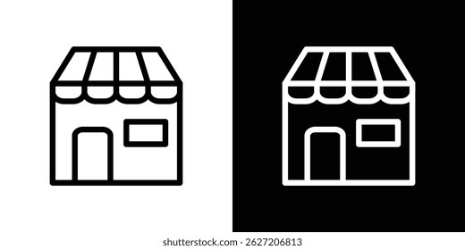 Store icon. Logotype vector set
