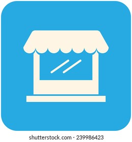 Store-Ikone, modernes Flachdesign