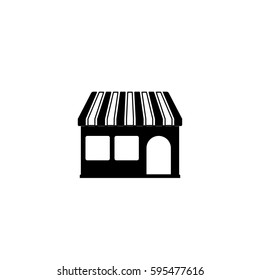 Store icon, modern flat design on a white background