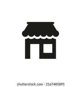 Store icon on white background.