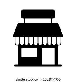 Store icon online. vector shop illustration. vector illustration for graphic and web design. editable icon.