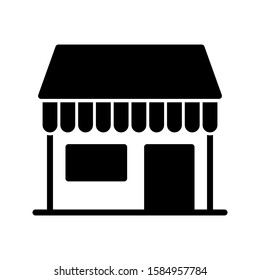 Store icon online. vector shop illustration. vector illustration for graphic and web design. editable icon.