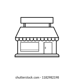 store icon outline