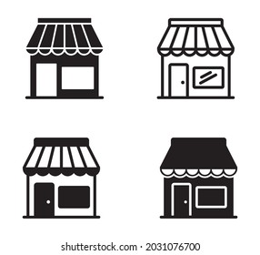 conjunto de iconos de almacenamiento, colección de almacenamiento en un estilo diferente, ilustración vectorial	