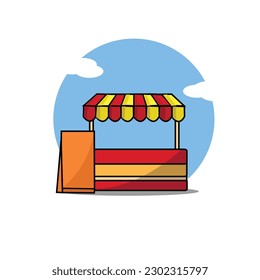 Store icon. Shop icon. Flat design. Vector illustration
