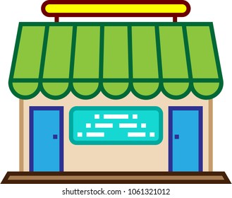 Store Icon, Shop Vector Art Illustration