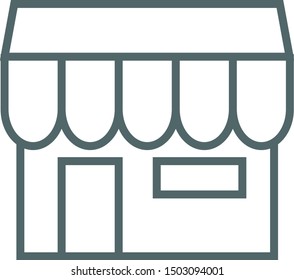 Store icon. Shop icon. Vector illustration