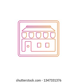 Store icon - shopping icon vector