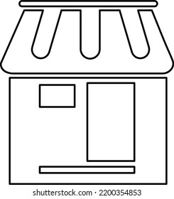 store icon. sign design vector illustration on white background..eps
