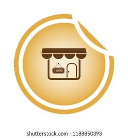 store icon. Simple filled store vector icon