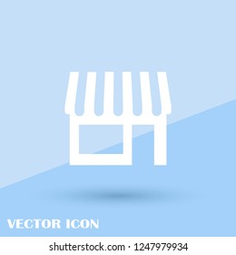 store icon. Simple filled store vector icon