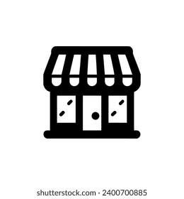 Icono de almacenamiento. Un simple icono de la compra aislado. Ilustración del vector