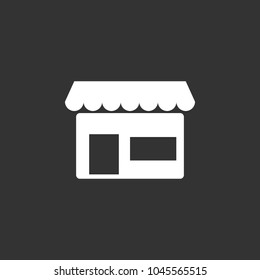 Store icon, stock vector, eps10.