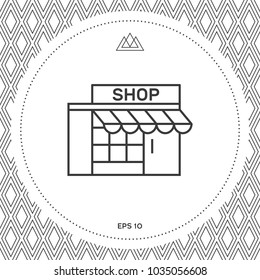 Store icon symbol