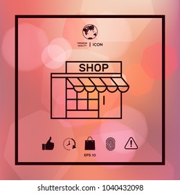 Store icon symbol