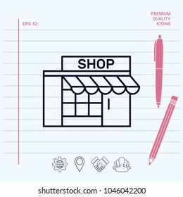 Store icon symbol