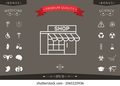 Store icon symbol